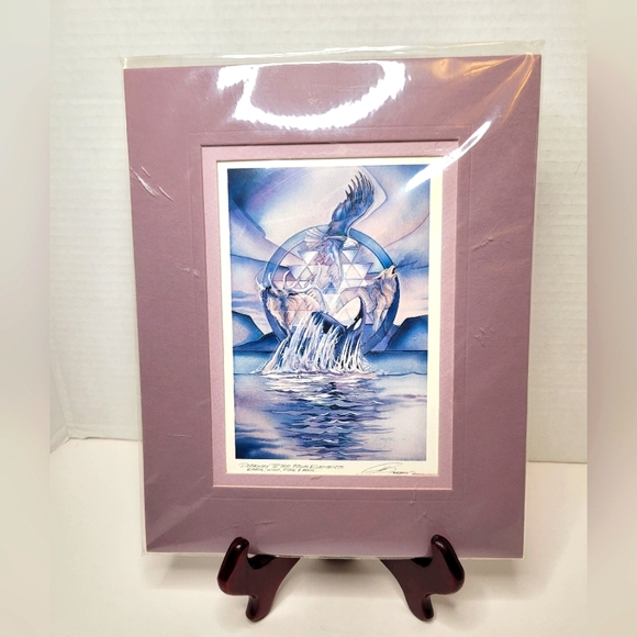 Jody Bergsma Other - DOORWAY TO THE FOUR ELEMENTS EARTH WIND FIRE & RAIN Jody Bergsma Art Print NWT